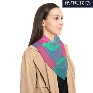New Asymetrics Women's Poly Scarf neck scarf artistic scarf
